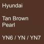 Preview: Hyundai, Tan Brown Pearl, YN6 / YN / YN7.